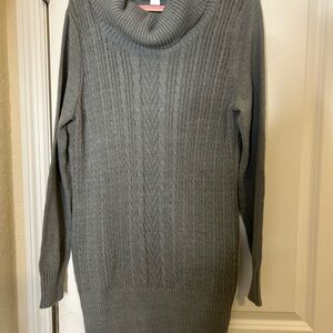 White house black market Gray Cable Knit Women's Sweater
